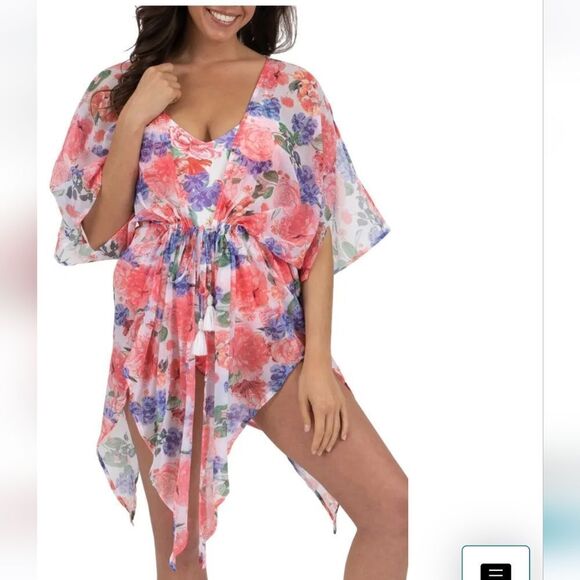 NWT Rachel Roy Flutter Hem cover up XL - Picture 1 of 3